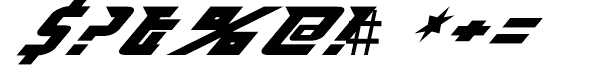 Abberancy Regular $?&%@!#*=