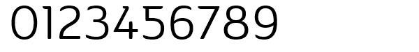 Ainslie Normal Regular 0123456789