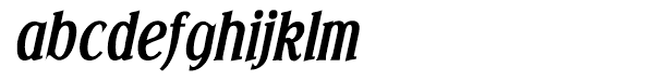 Effloresce Bold Italic abcdefghijklm