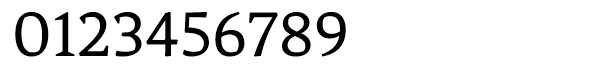 Fenix Regular 0123456789