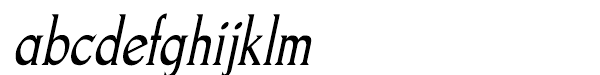 Goodfish Italic abcdefghijklm