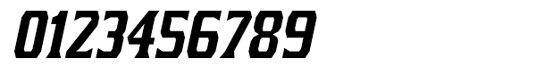 Kirsty Italic 0123456789