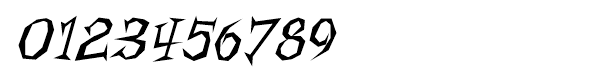 Living by Numbers Regular 0123456789