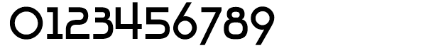 Stentiga Regular 0123456789