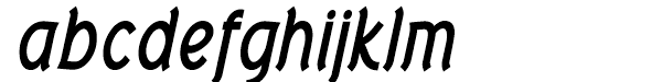 Tork Bold Italic abcdefghijklm