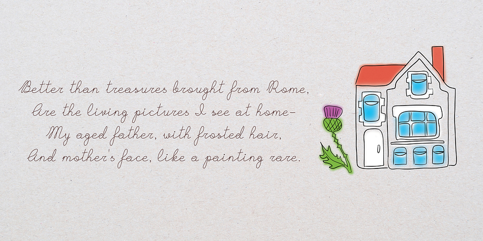 A Little House Doodles family specimen 2