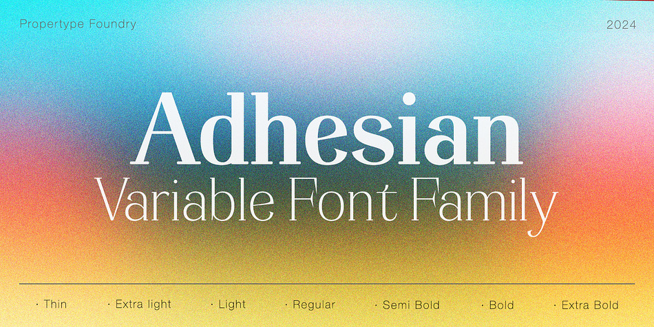 Adhesian Thin family preview