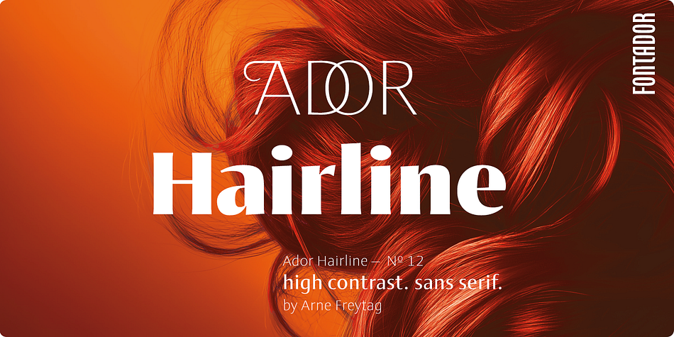 Ador Hairline Light family preview