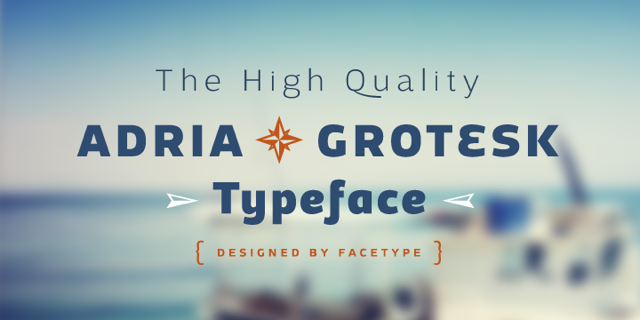 Adria Grotesk Regular family preview