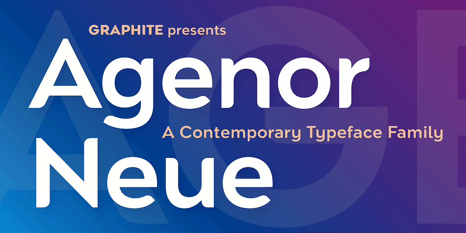 Agenor Neue Regular family preview