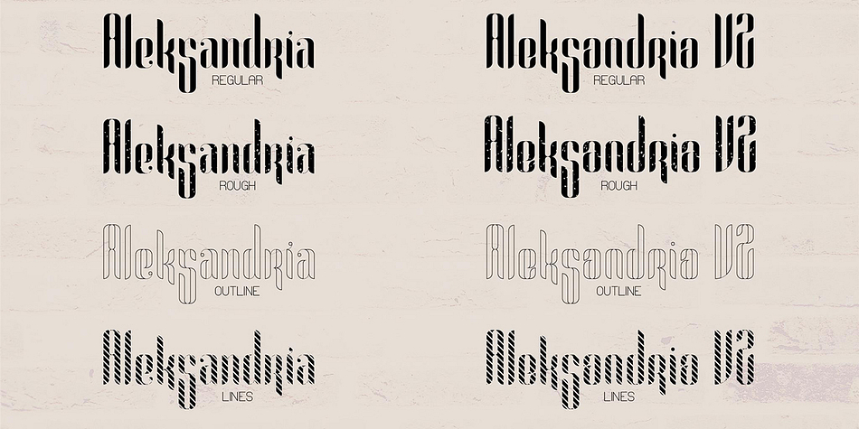 Alexandria 2 Regular family specimen 2