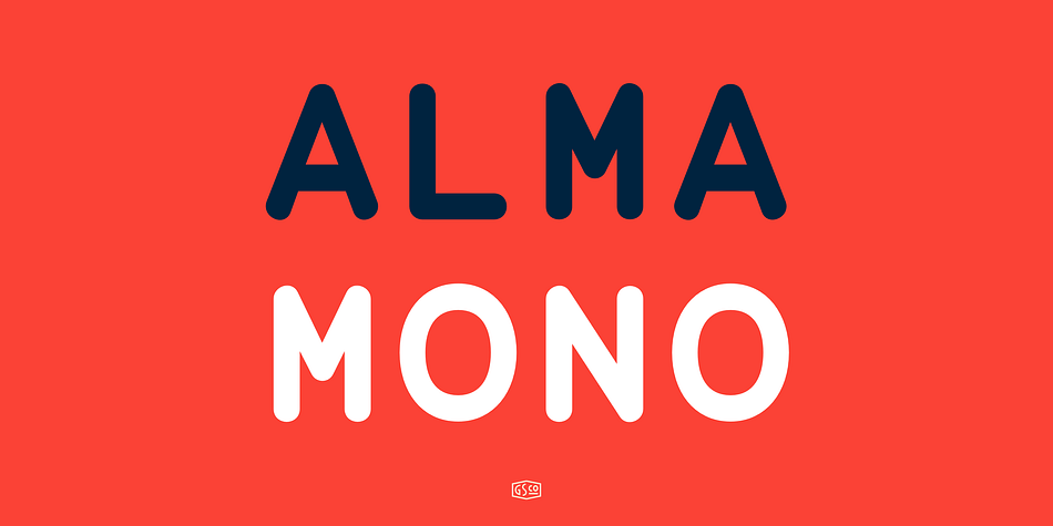 Alma Mono Regular family preview