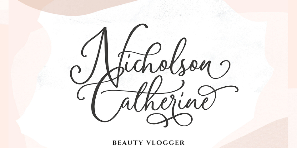 Amerta Misty Script Regular family preview