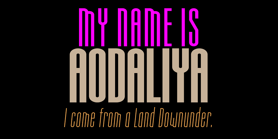 Aodaliya Regular family specimen 2