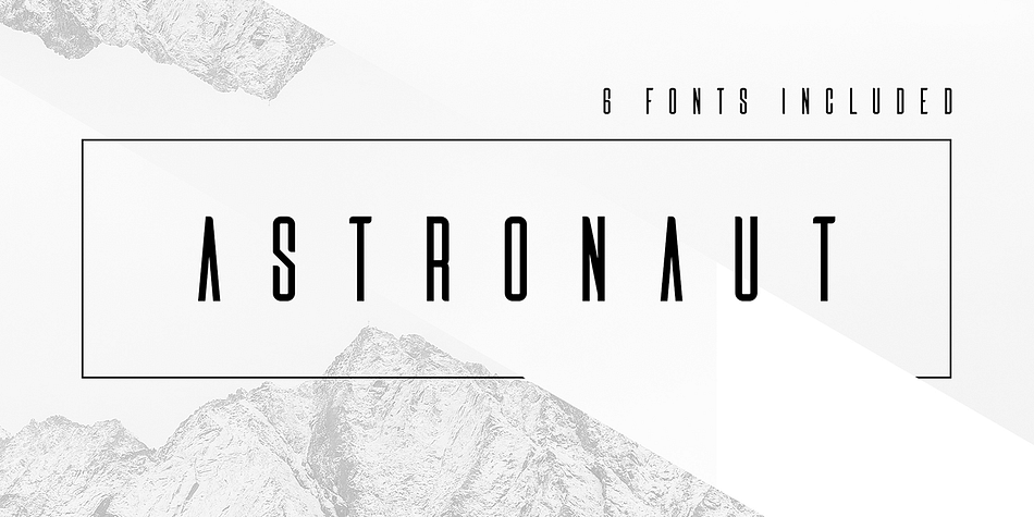 Astronaut Typeface Regular family preview