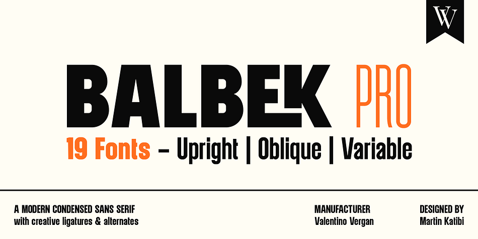 Balbek Pro Light family preview