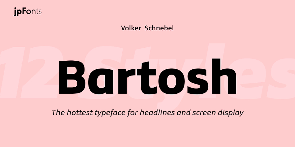 Bartosh Italic family preview