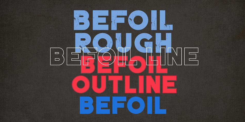 BEFOIL LINE Regular family specimen 2