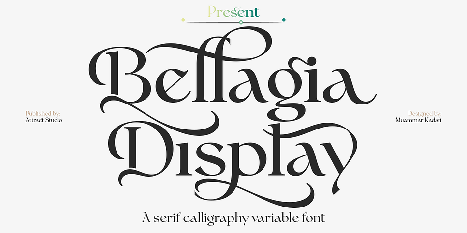 Bellagia Display Thin family preview