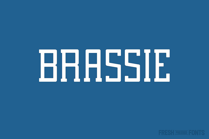 Brassie Regular family preview