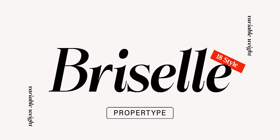 Briselle Thin Italic family preview