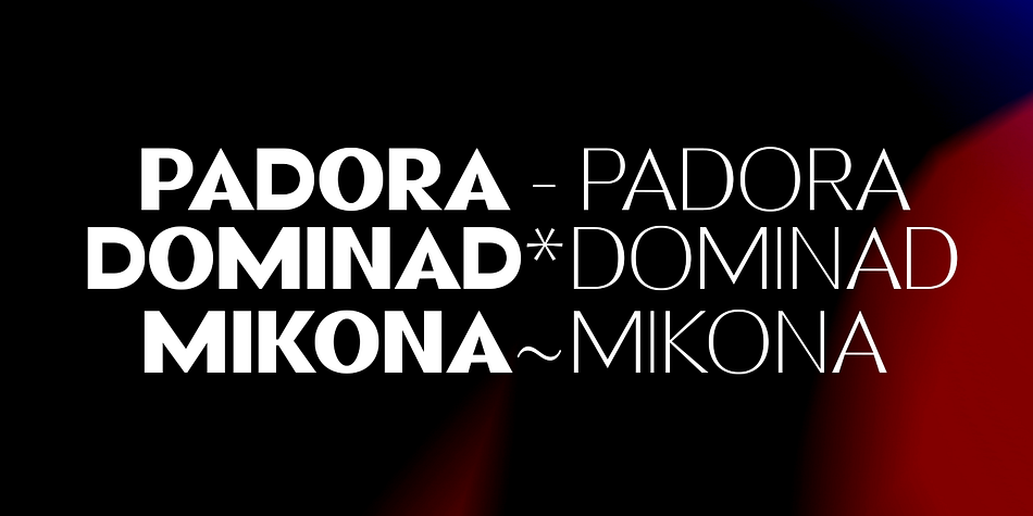 Canosa Thin Italic family specimen 2