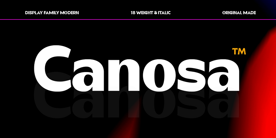 Canosa Thin family preview