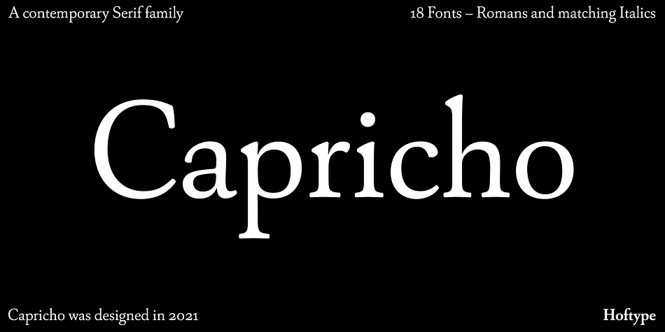Capricho Light family preview