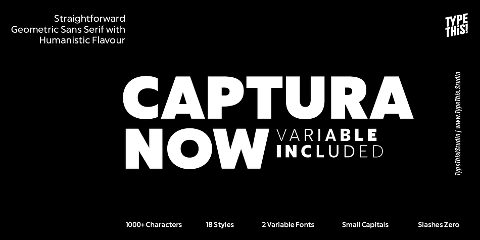 Captura Now Medium Italic family preview