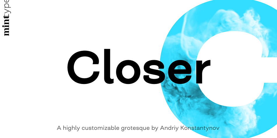 Closer Light Italic family preview