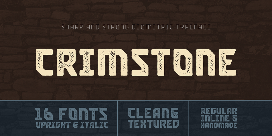 Crimstone Rounded family preview