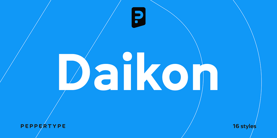 Daikon Extra Light family preview