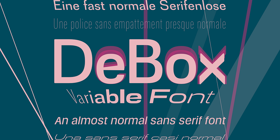 DeBox Hairline Tall Expanded family preview