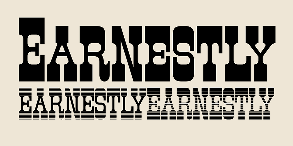 Earnestly Bold Engrave family preview