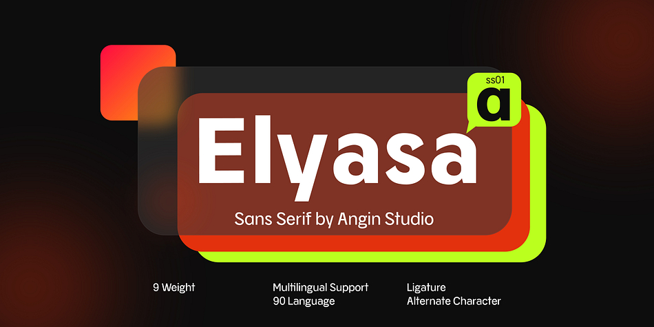 Elyasa Extra Bold family preview