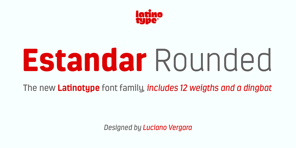 Estandar Rounded Regular family preview