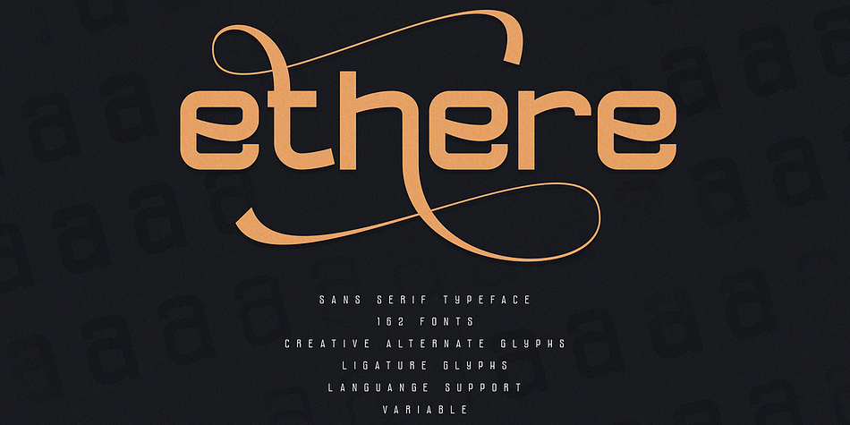 Ethere Medium family preview