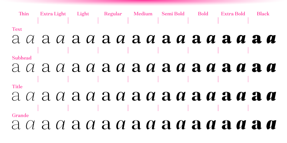 Fiorina Text Light family specimen 2