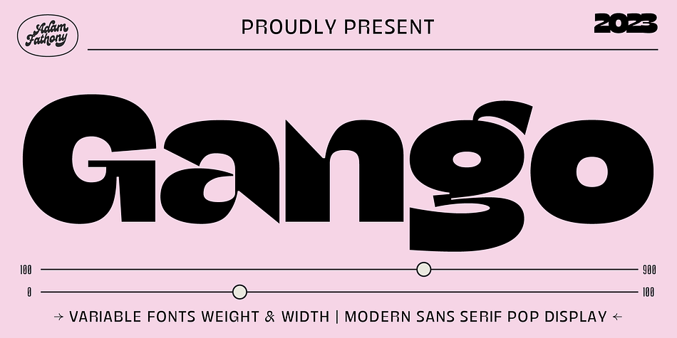 Gango Regular family preview