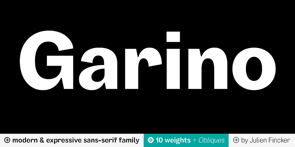 Garino Medium family preview