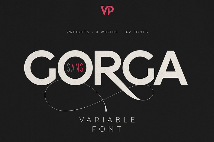 Gorga Sans Regular Expanded family preview