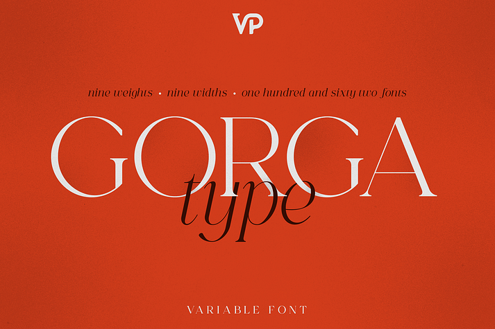 Gorga Type Medium Expanded family preview