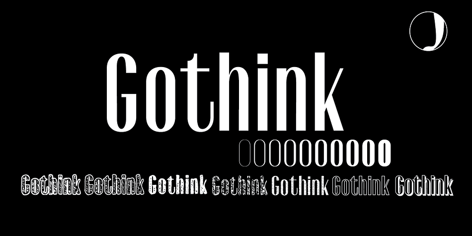 Gothink Semi Expanded Light family preview
