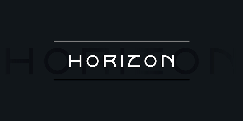 Horizon Lines family preview