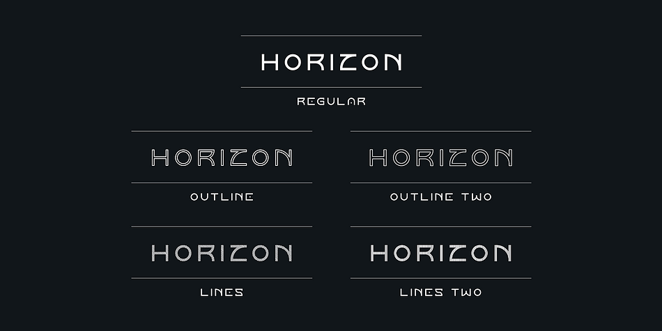 Horizon Lines family specimen 2