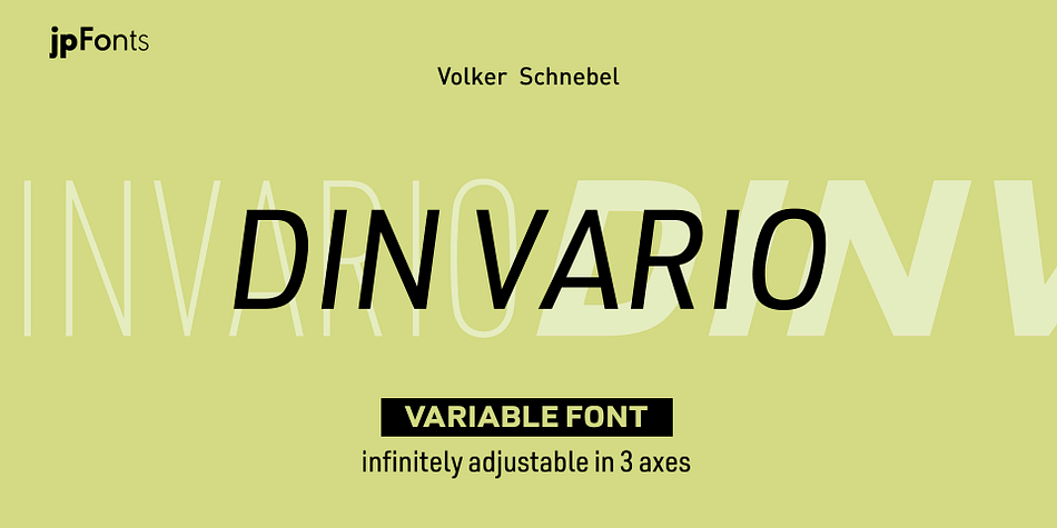jp DIN Vario family preview