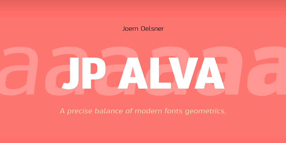 JpAlva Regular family preview