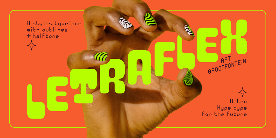 Letraflex Dots Bold family preview