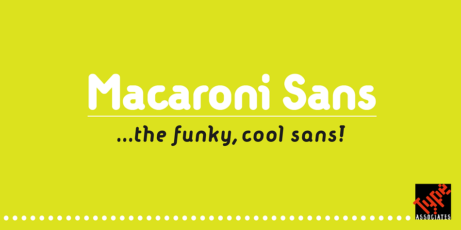 Macaroni Sans Heavy family preview