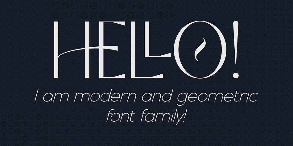 Modern Heritage Regular 5 family specimen 2